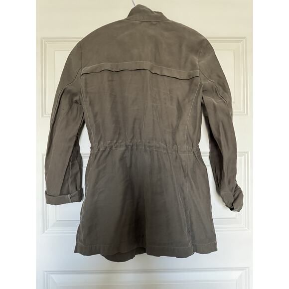 6 for $20 Zara Basic Green Utility Jacket XS - Picture 4 of 7